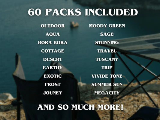 600+ OUTDOOR Lightroom Presets (Mobile & Desktop)