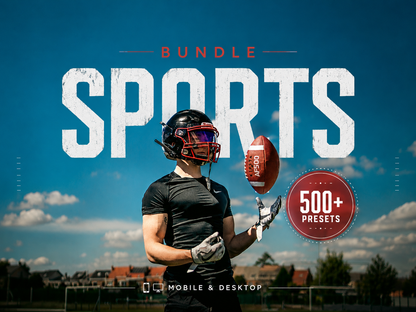 500+ SPORTS Lightroom Presets (Mobile & Desktop)