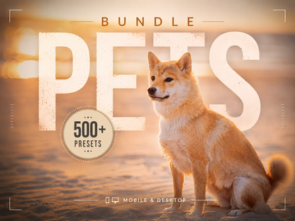 500+ PETS Lightroom Presets (Mobile & Desktop)