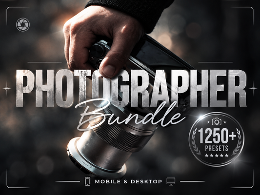 1250+ PHOTOGRAPHER Lightroom Presets (Mobile & Desktop)