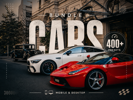 400+ CARS Lightroom Presets (Mobile & Desktop)