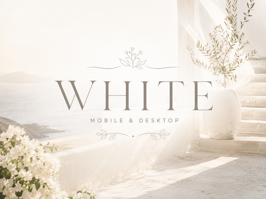 30+ WHITE Lightroom Presets (Mobile & Desktop)