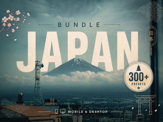 300+ JAPAN Lightroom Presets (Mobile & Desktop)