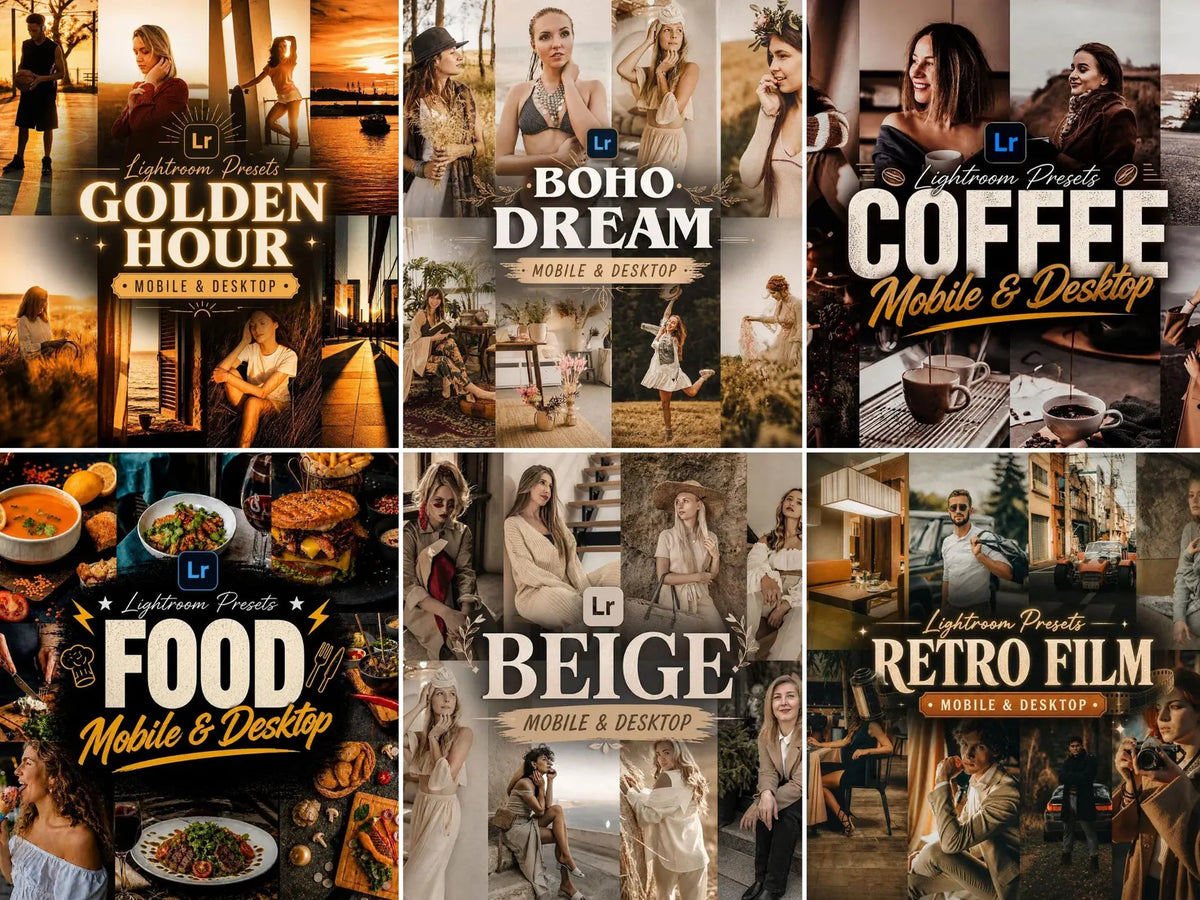 2400+ COMPLETE Bundle Lightroom Presets (Mobile & Desktop)
