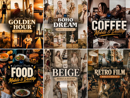 2400+ COMPLETE Bundle Lightroom Presets (Mobile & Desktop)
