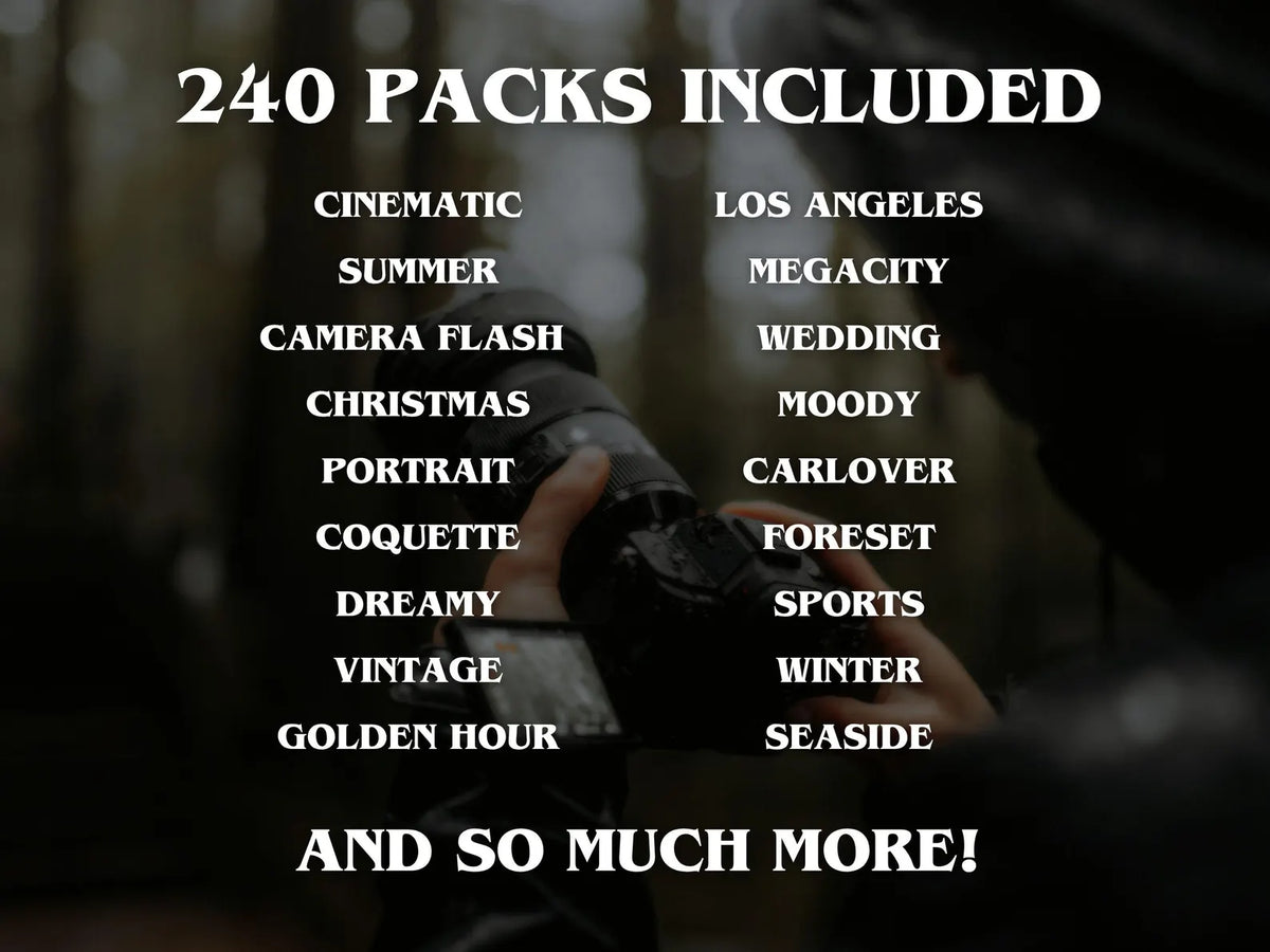 2400+ COMPLETE Bundle Lightroom Presets (Mobile & Desktop)