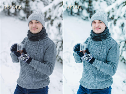 30+ WINTER Lightroom Presets (Mobile & Desktop)