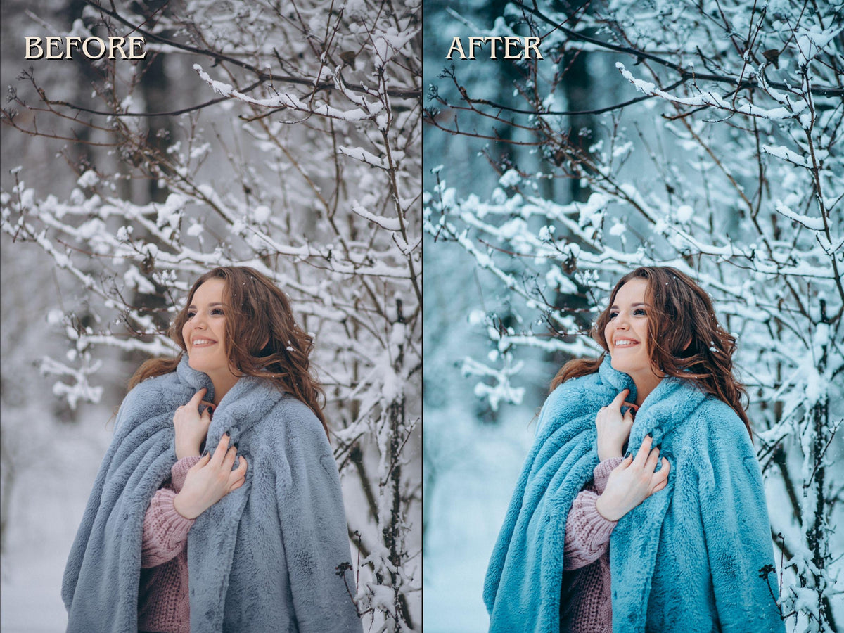 30+ WINTER Lightroom Presets (Mobile & Desktop)