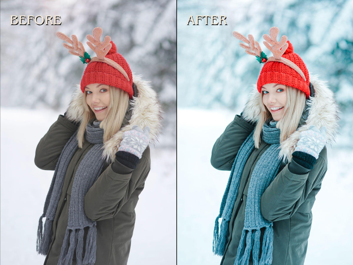 30+ WINTER Lightroom Presets (Mobile & Desktop)