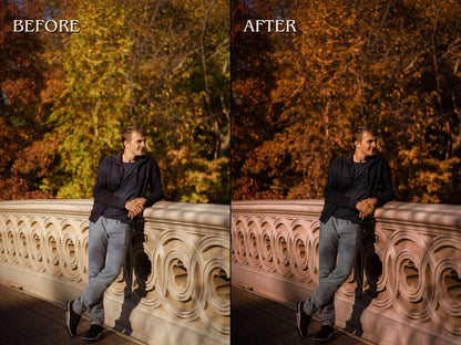 40+ AUTUMN FALL Lightroom Presets (Mobile & Desktop)