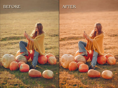 40+ AUTUMN FALL Lightroom Presets (Mobile & Desktop)