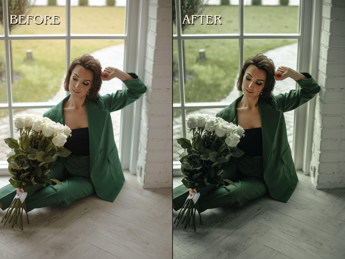 30+ GREEN Lightroom Presets (Mobile & Desktop)