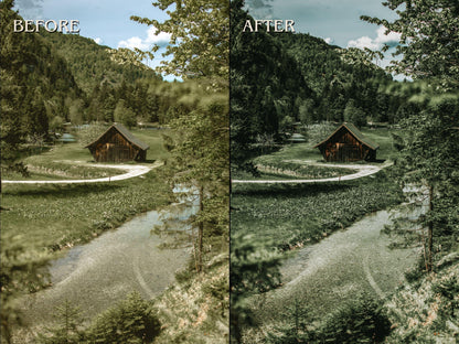 30+ GREEN Lightroom Presets (Mobile & Desktop)