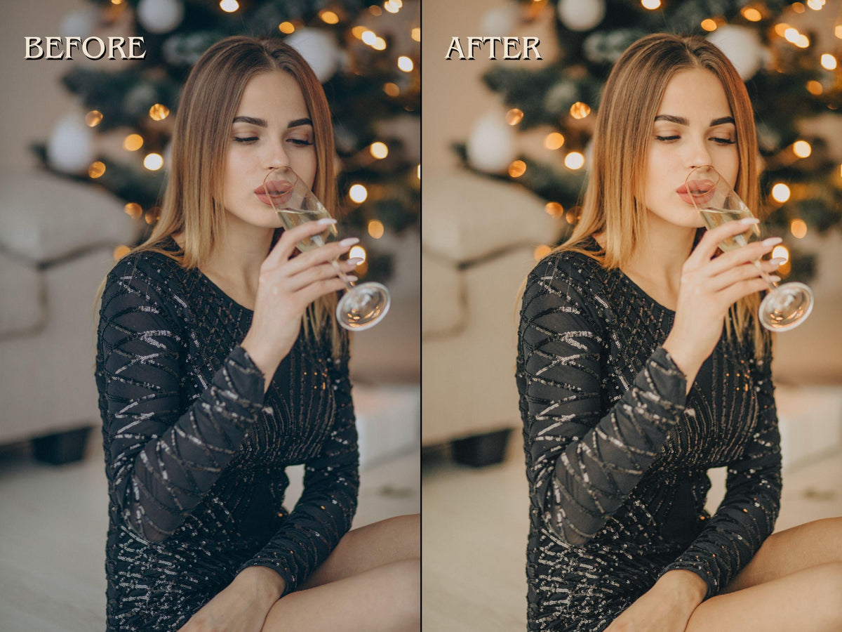 40+ CHRISTMAS Lightroom Presets (Mobile & Desktop)