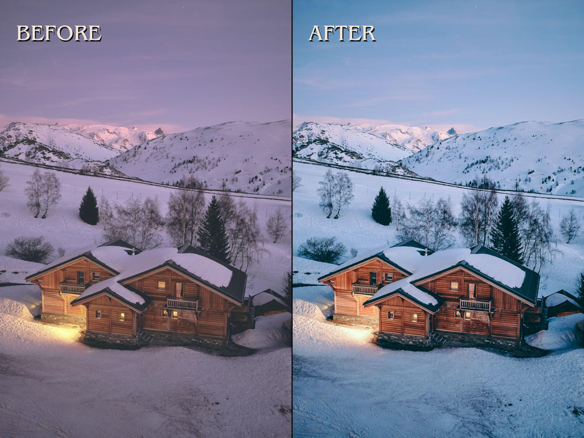 30+ WINTER Lightroom Presets (Mobile & Desktop)