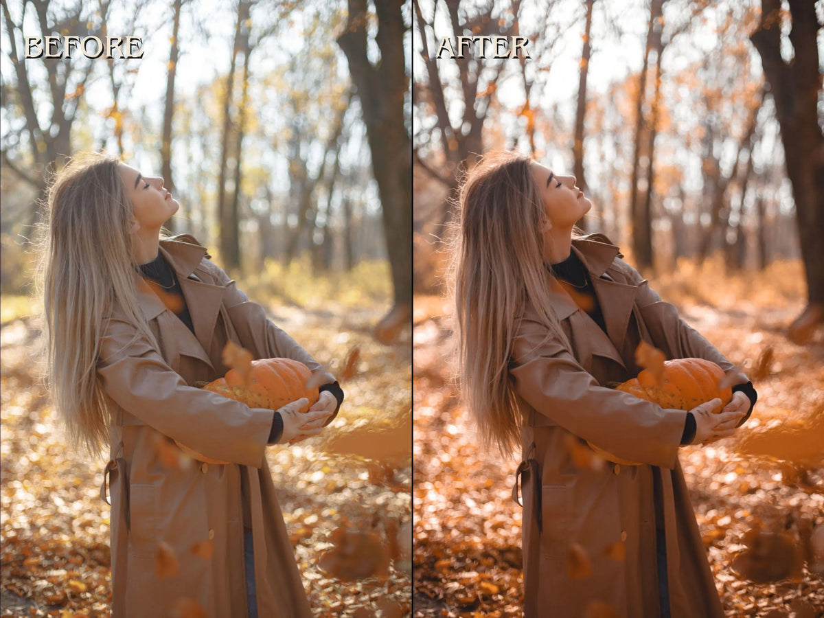 40+ AUTUMN FALL Lightroom Presets (Mobile & Desktop)