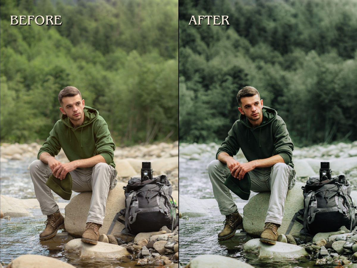 30+ GREEN Lightroom Presets (Mobile & Desktop)