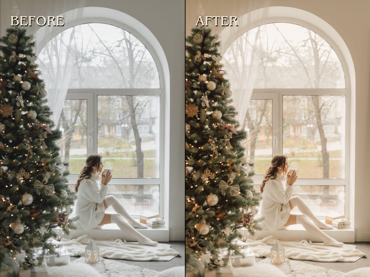 40+ CHRISTMAS Lightroom Presets (Mobile & Desktop)