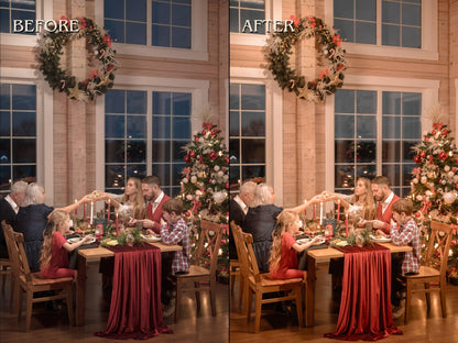 40+ CHRISTMAS Lightroom Presets (Mobile & Desktop)