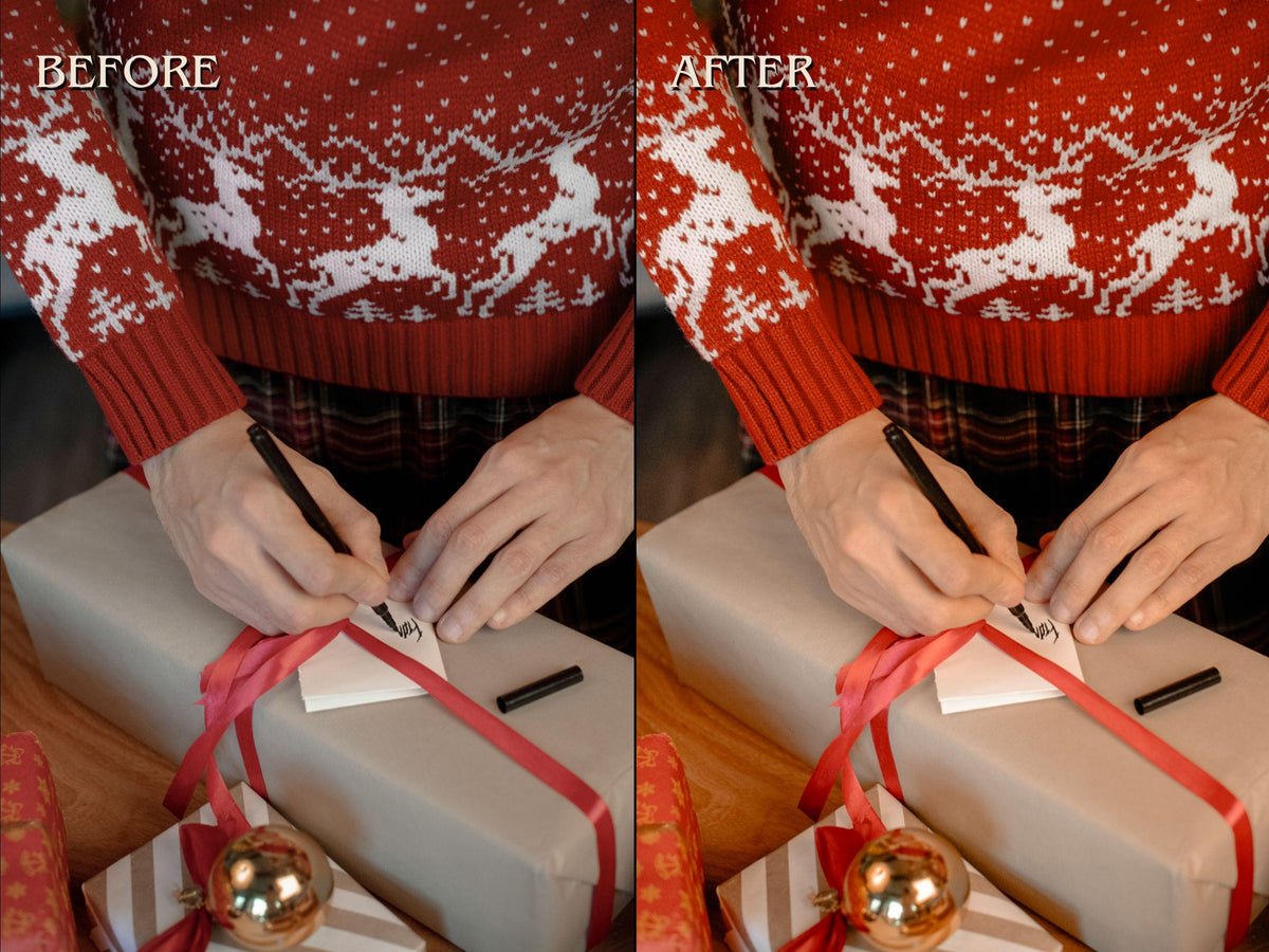 40+ CHRISTMAS Lightroom Presets (Mobile & Desktop)