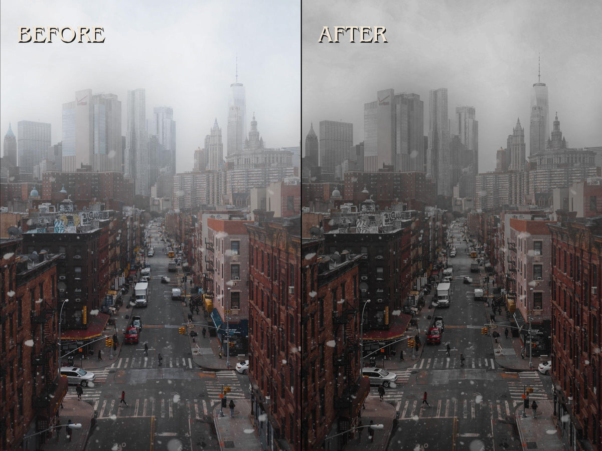 30+ GREY Lightroom Presets (Mobile & Desktop)