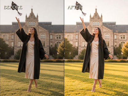 30+ GRADUATION Lightroom Presets (Mobile & Desktop)
