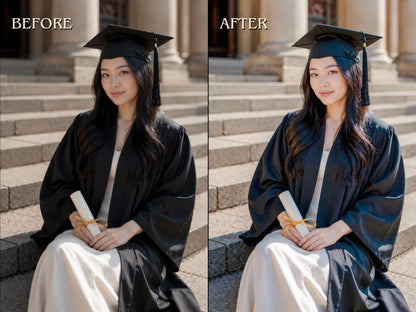 30+ GRADUATION Lightroom Presets (Mobile & Desktop)