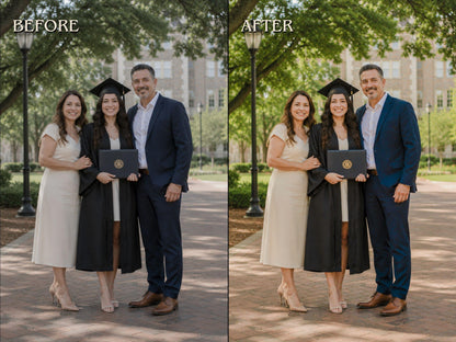 30+ GRADUATION Lightroom Presets (Mobile & Desktop)