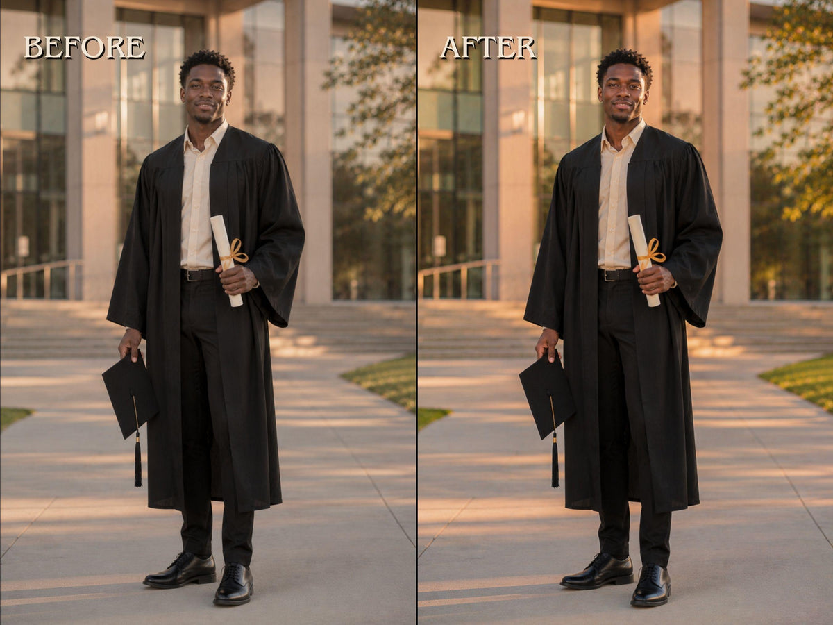 30+ GRADUATION Lightroom Presets (Mobile & Desktop)
