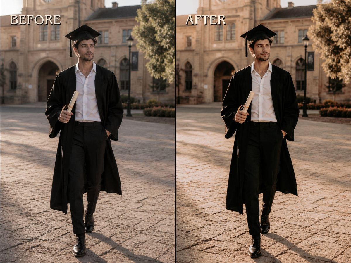 30+ GRADUATION Lightroom Presets (Mobile & Desktop)