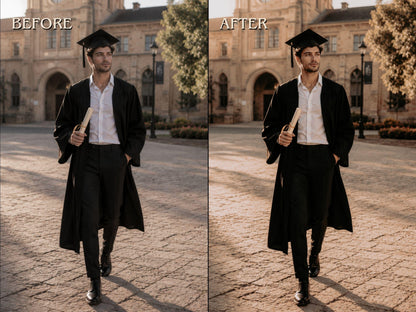 30+ GRADUATION Lightroom Presets (Mobile & Desktop)