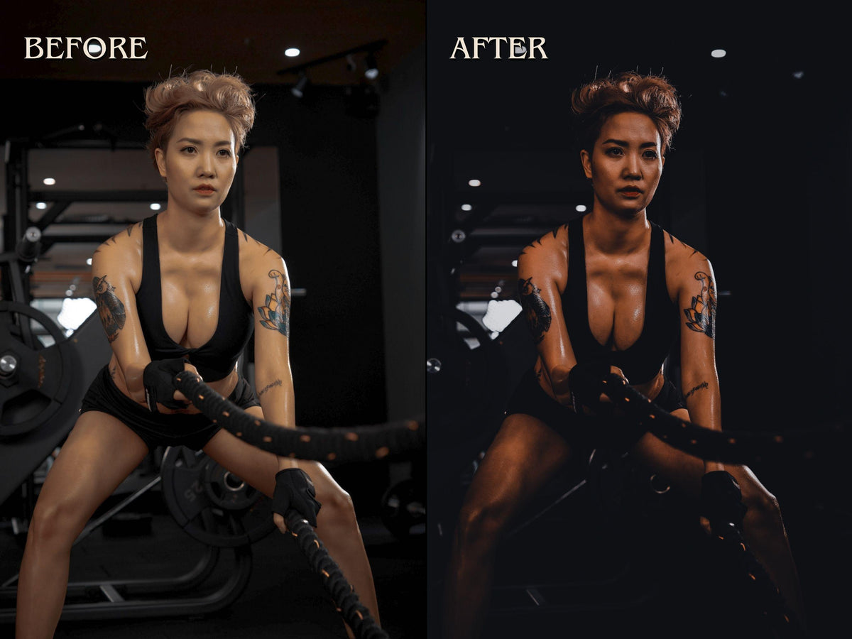 40+ FITNESS Lightroom Presets (Mobile & Desktop)