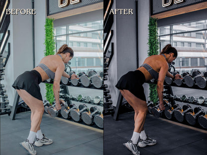 40+ FITNESS Lightroom Presets (Mobile & Desktop)