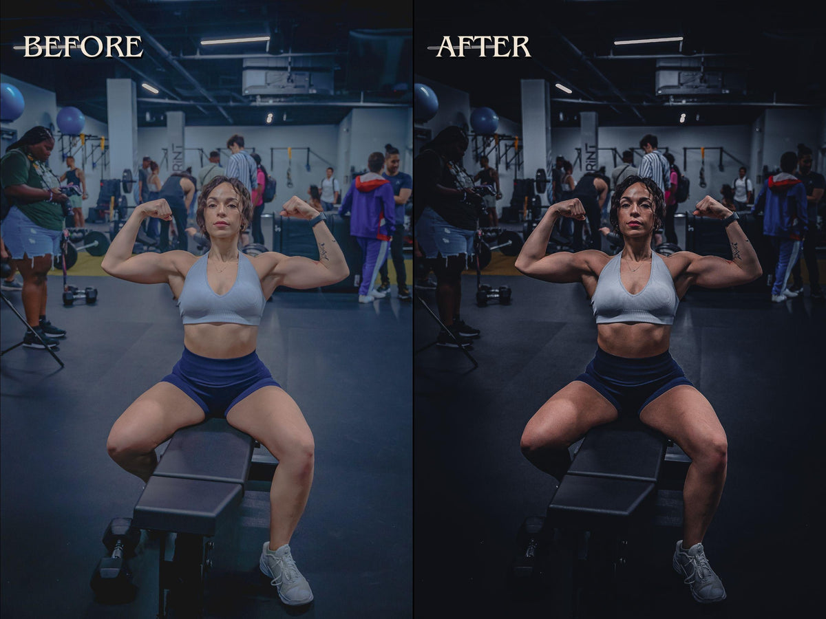 40+ FITNESS Lightroom Presets (Mobile & Desktop)
