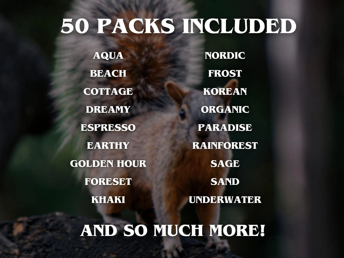 500+ NATURE Lightroom Presets (Mobile & Desktop)