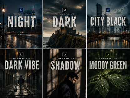 330+ MOODY Lightroom Presets (Mobile & Desktop)