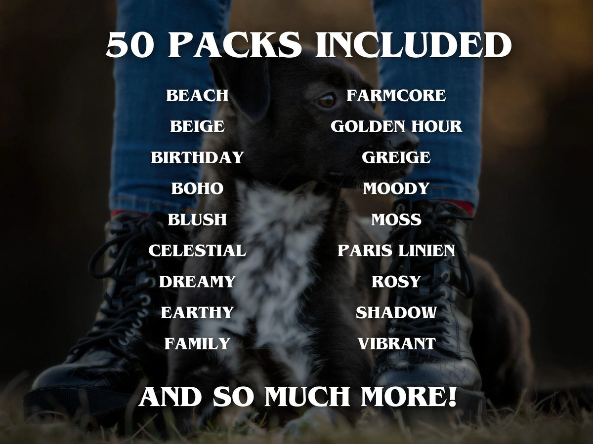 500+ PETS Lightroom Presets (Mobile & Desktop)