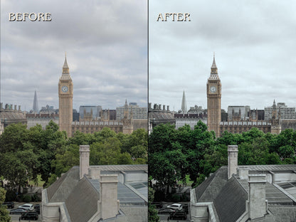 40+ LONDON Lightroom Presets (Mobile & Desktop)