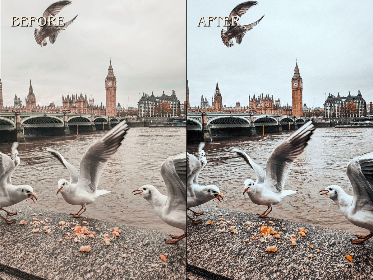 40+ LONDON Lightroom Presets (Mobile & Desktop)
