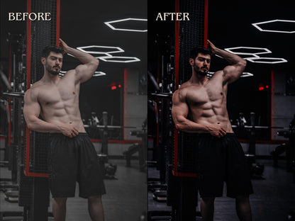 40+ FITNESS Lightroom Presets (Mobile & Desktop)