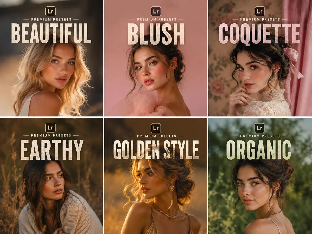 500+ PORTRAIT Lightroom Presets (Mobile & Desktop)