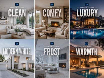 330+ REAL ESTATE Lightroom Presets (Mobile & Desktop)