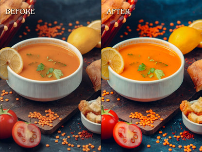 250+ FOOD Lightroom Presets (Mobile & Desktop)