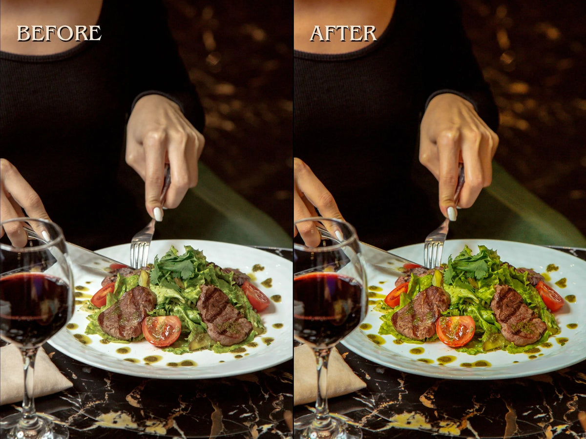 250+ FOOD Lightroom Presets (Mobile & Desktop)