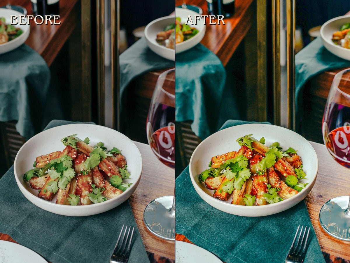 250+ FOOD Lightroom Presets (Mobile & Desktop)
