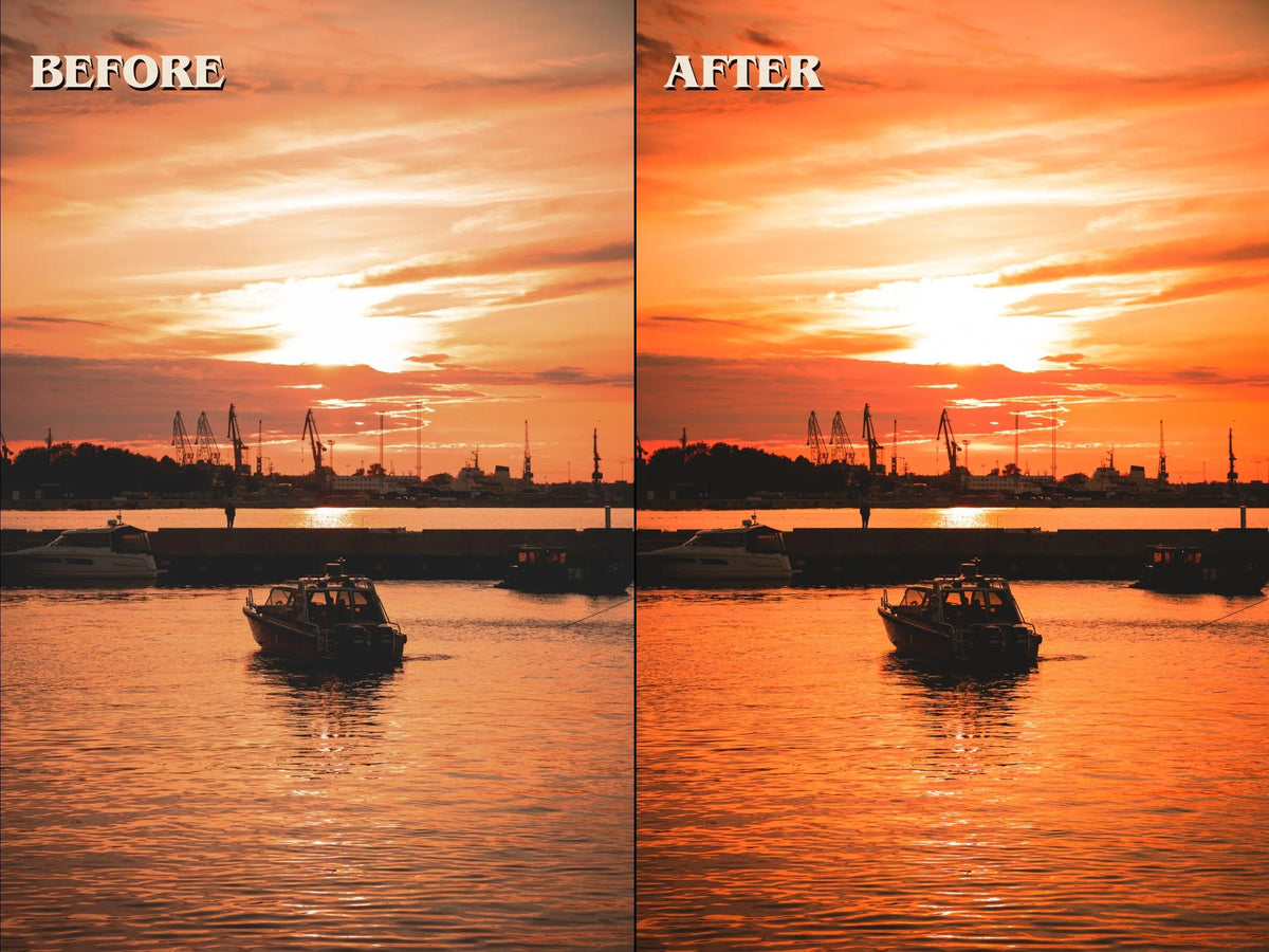 35+ GOLDEN HOUR Lightroom Presets (Mobile & Desktop)