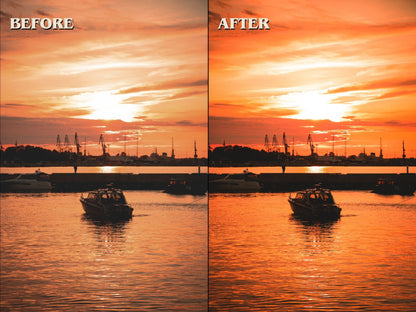 35+ GOLDEN HOUR Lightroom Presets (Mobile & Desktop)
