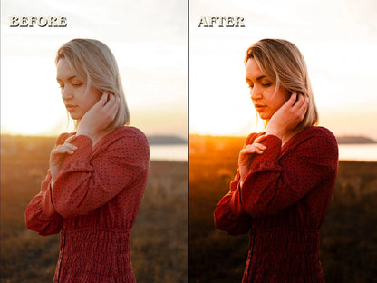 35+ GOLDEN HOUR Lightroom Presets (Mobile & Desktop)