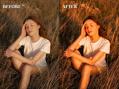 35+ GOLDEN HOUR Lightroom Presets (Mobile & Desktop)