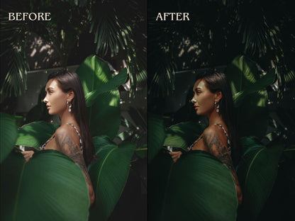 30+ GREEN Lightroom Presets (Mobile & Desktop)